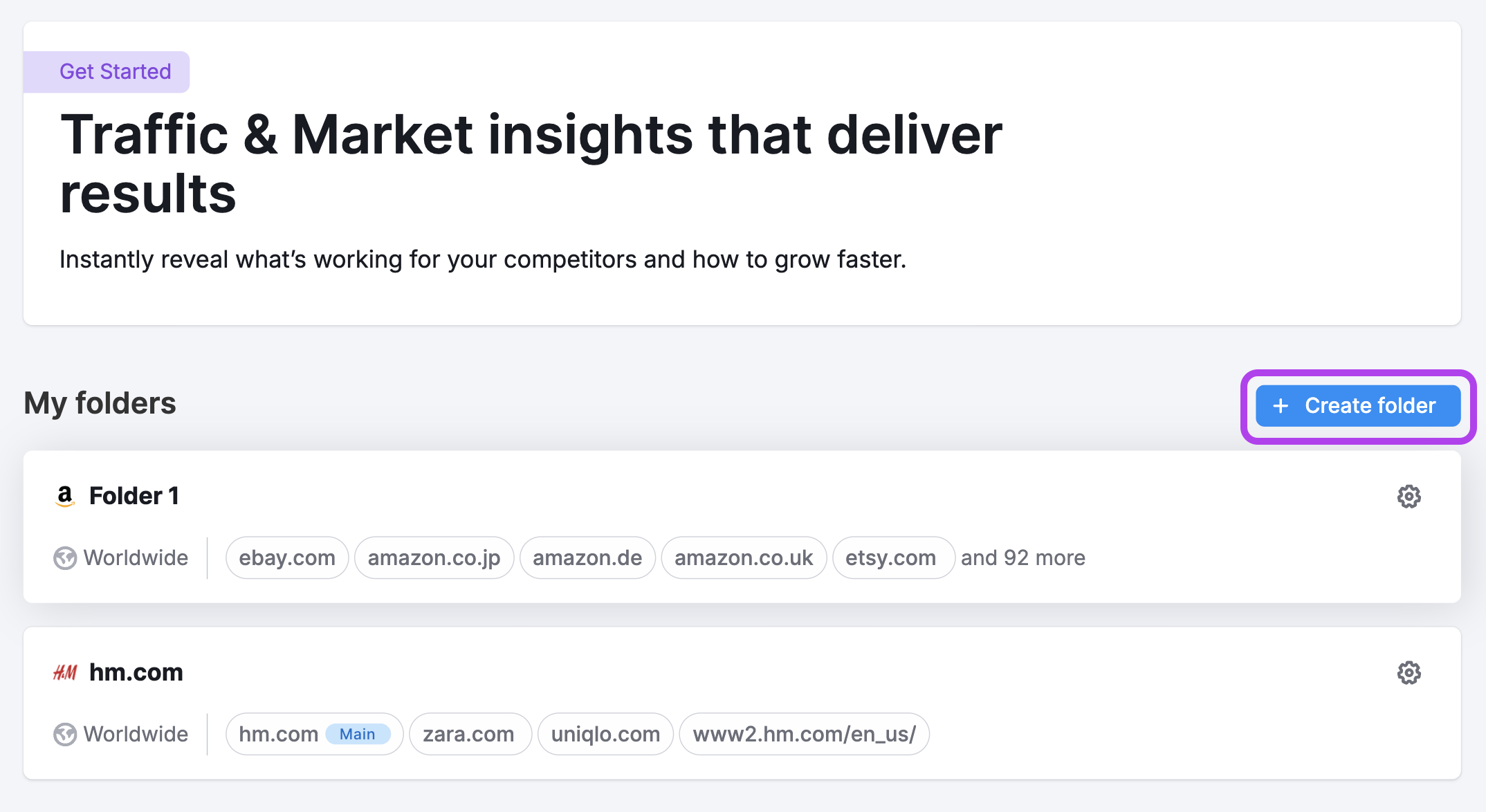The Subfolders & Subdomains Dashboard image 2